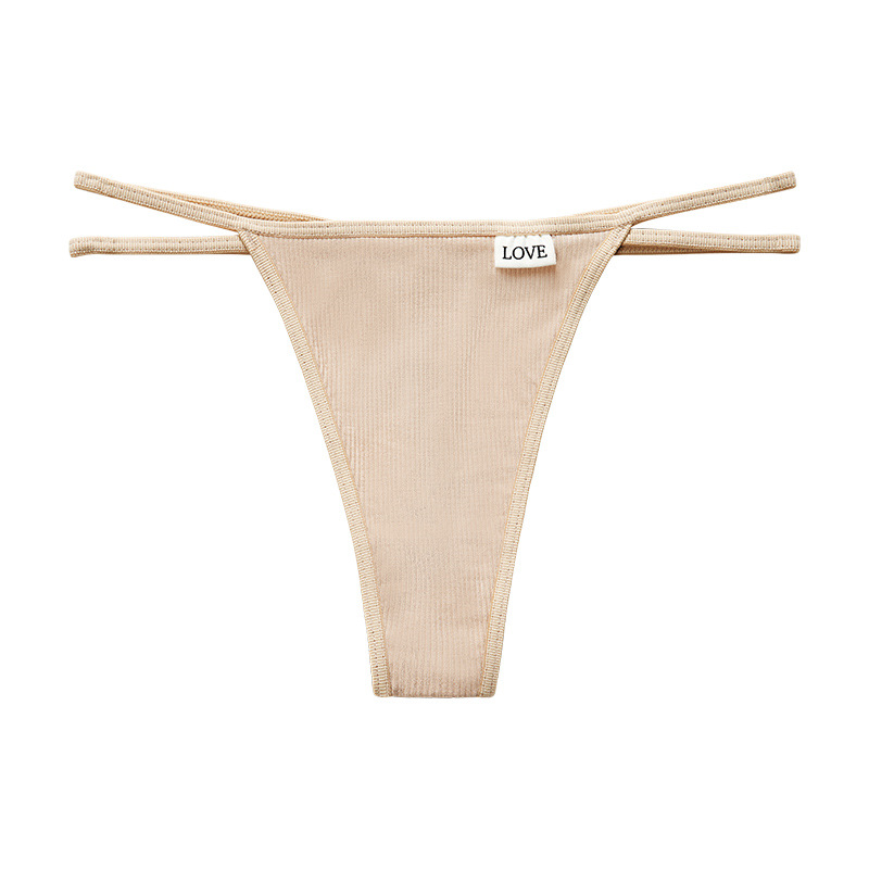 Comfortable cotton breathable sexy trousers, thin strap