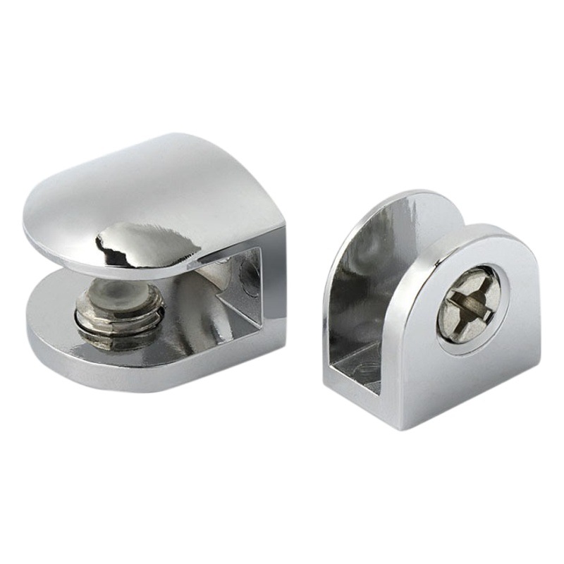 Vitrina de clip de vidrio laminado fijo clip de vidrio alargado 4-6mm clip accesorios de hardware ventas directas de la fábrica