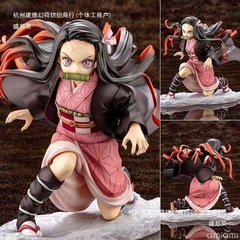 アニメ周辺の鬼滅の刃かまど門戦闘弥豆模型デスクトップケース