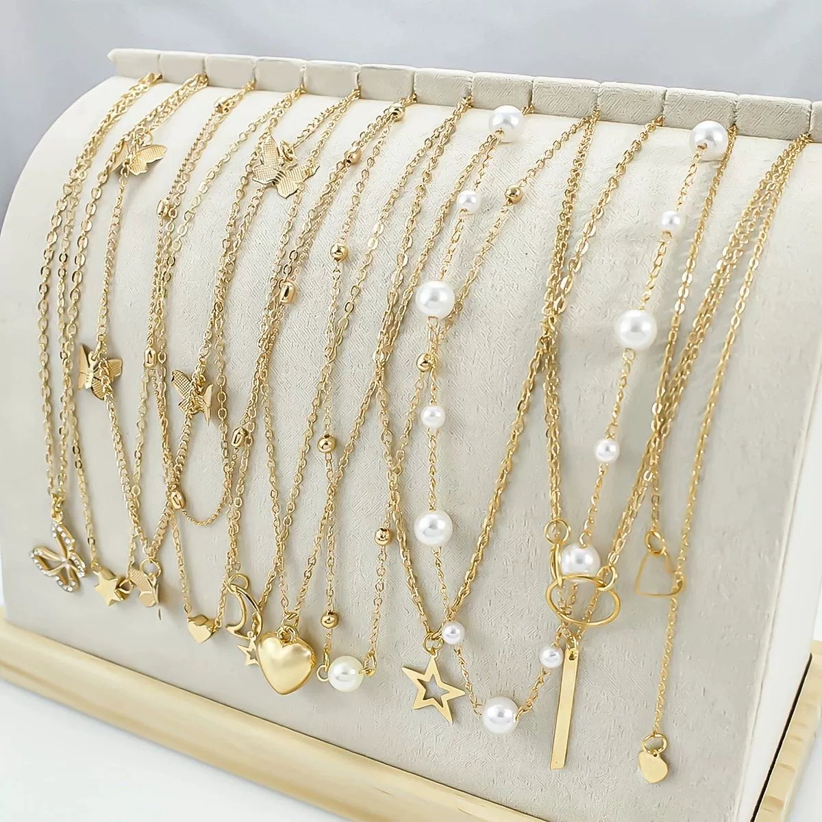 (Cross-border trading), accessory, necklace, chain, universal set, jewelry, 11 pieces, style