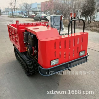 山地柴油履带运输车山地果园自卸爬坡王搬运车农用履带运输车