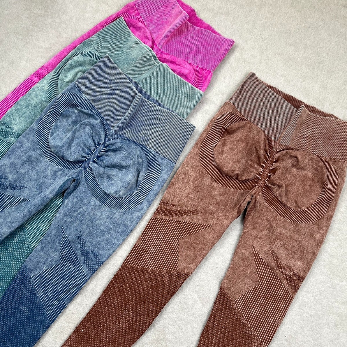 Pantalones de yoga sin costuras huecos de malla, pantalones de fitness de cintura alta, glúteos, lavado de mujer, deportes, esculpir el cuerpo, melocotón ajustado