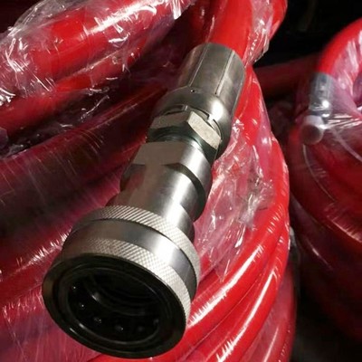 供应CNG天燃气站加气机专用红色软管 CNG装卸软管总成 尼龙树脂管