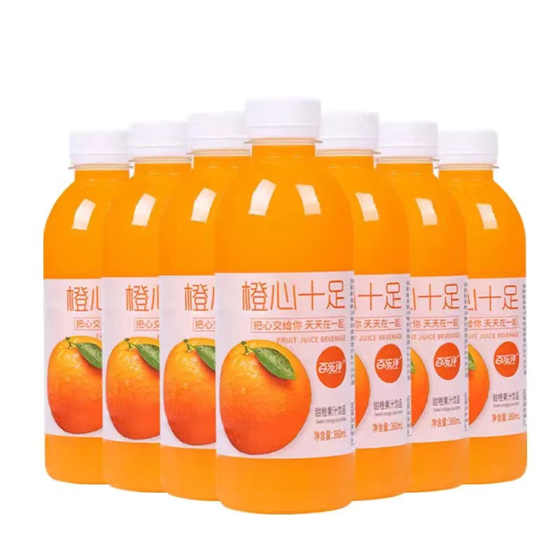 Fruit Juice Beverage Various Flavors Mango Orange Kiwi Fresh White Peach Strawberry Blueberry 360ml * 24 Bottles 4