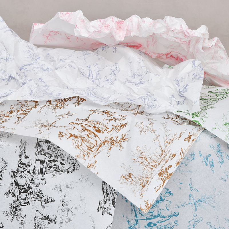 Nuevo estilo de embalaje de ramo papel de revestimiento impreso grueso papel de Sydney chino papel de copo de nieve papel de regalo de flores papel de regalo