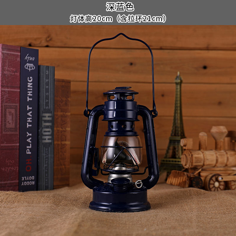 lámpara de aceite retro lámpara de caballo lámpara de queroseno portátil lámpara de camping lámpara de camping lámpara de camping lámpara de decoración de lámpara de campamento accesorios de fotografía