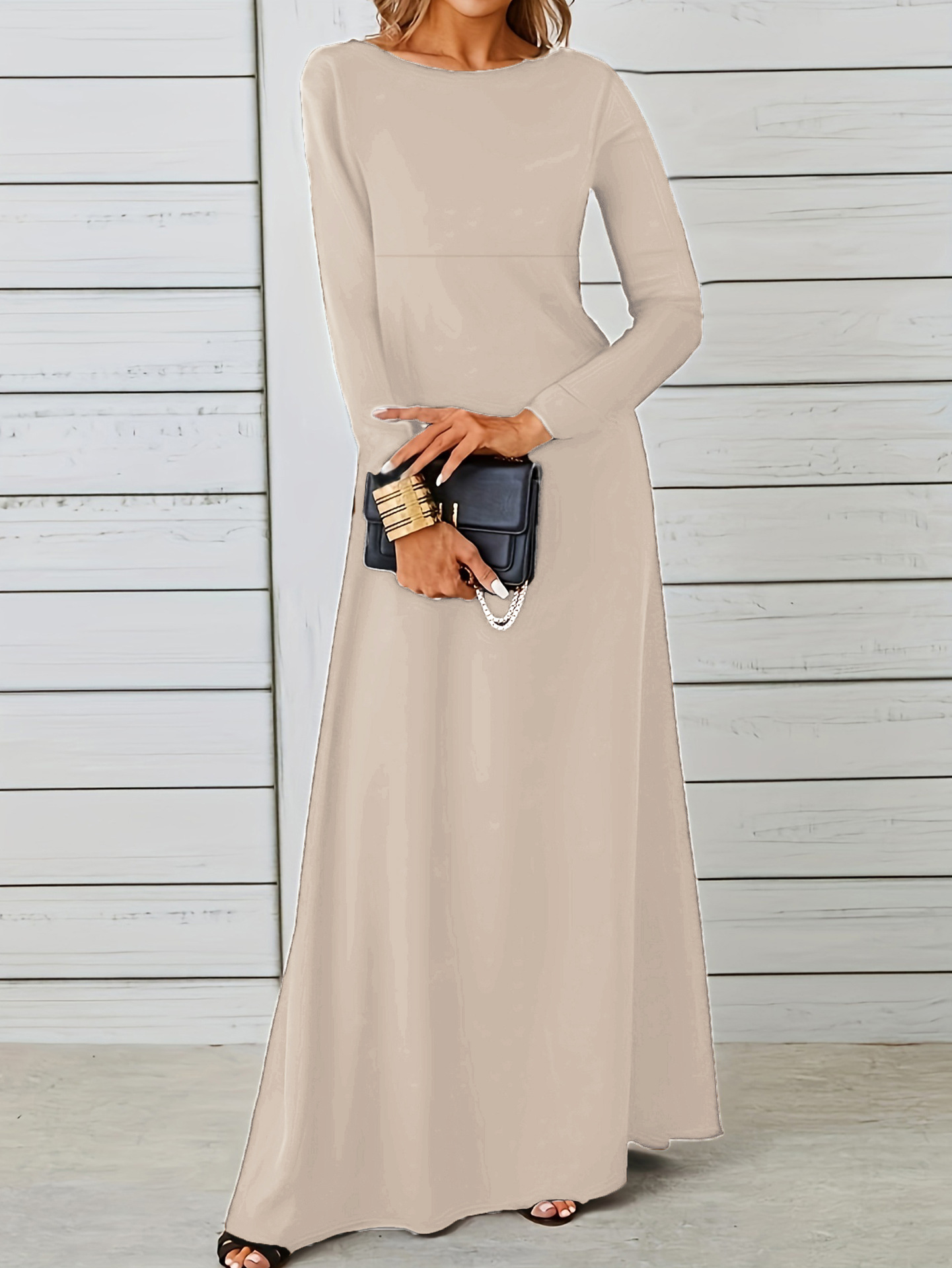 Wal Mart Spring Autumn Sexy Girls High Sense Dress Women Clothing