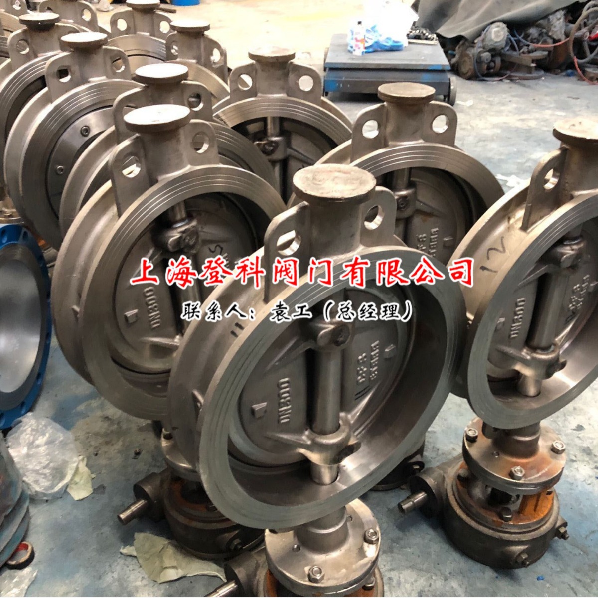 D371H-16P DN250 金属硬密封蝶阀 对夹式蝶阀 涡轮手动304不锈钢
