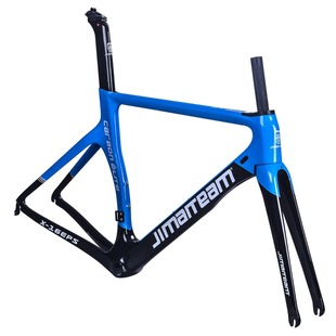 2021 New JIMAITEAM carbon fiber bicycle frame broken wind road frame x-16 series/Blue