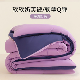 2025 Pure Color Washed Air-Conditioned Quilt Winter Quilt Student Dormitory Quilt Single Space Quilt Universal Quilt Core for All Seasons