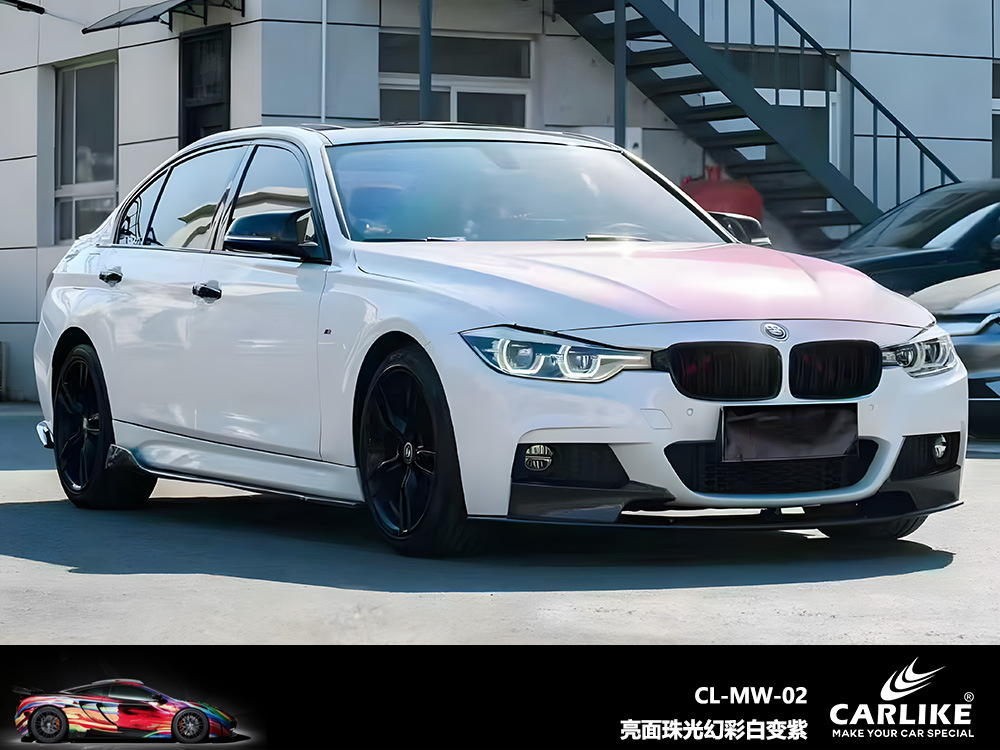 Carlake perla color mágico color blanco cambiante color de coche cambiante película brillante superficie blanca mágica color perla película blanca a azul cuerpo película