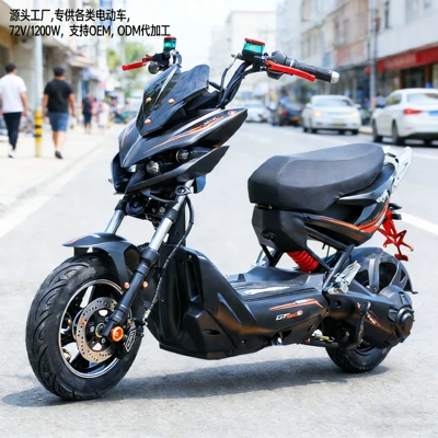 Cross-Border Wholesale High-Power 60V72V High-Speed Long-Range Electric Motorcycle Adult Model X Warrior Electric Scooter