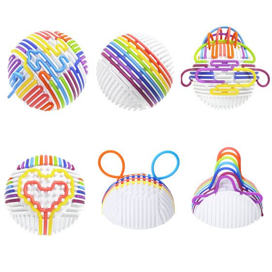 Cross-border Explosions Fidget Toys Sensory Activity Ball Puzzle Solution Stress Relief Anxiety Training Silicone Sensory Toy