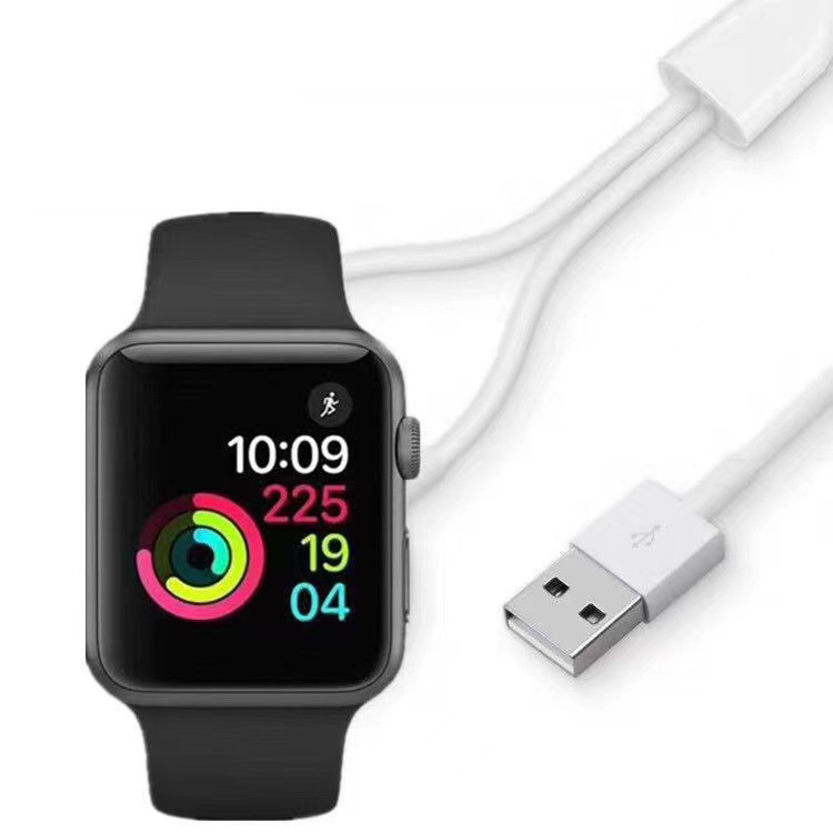 Three-in-one Apple Watch Wireless Charger Magnetic Suction One Drag Three iwatch8 Magnetic Charging Line Fast Charging Applicable