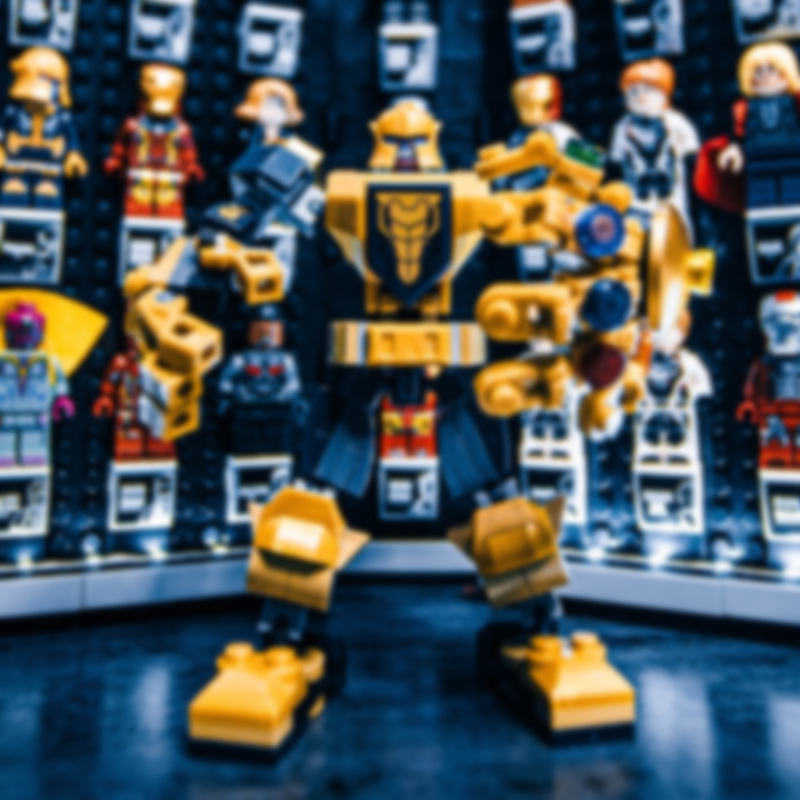 Foreign Trade Goods KSZ1004 Super Mecha Destruction Overlord Hero Series Building Blocks Compatible Toys and Gifts