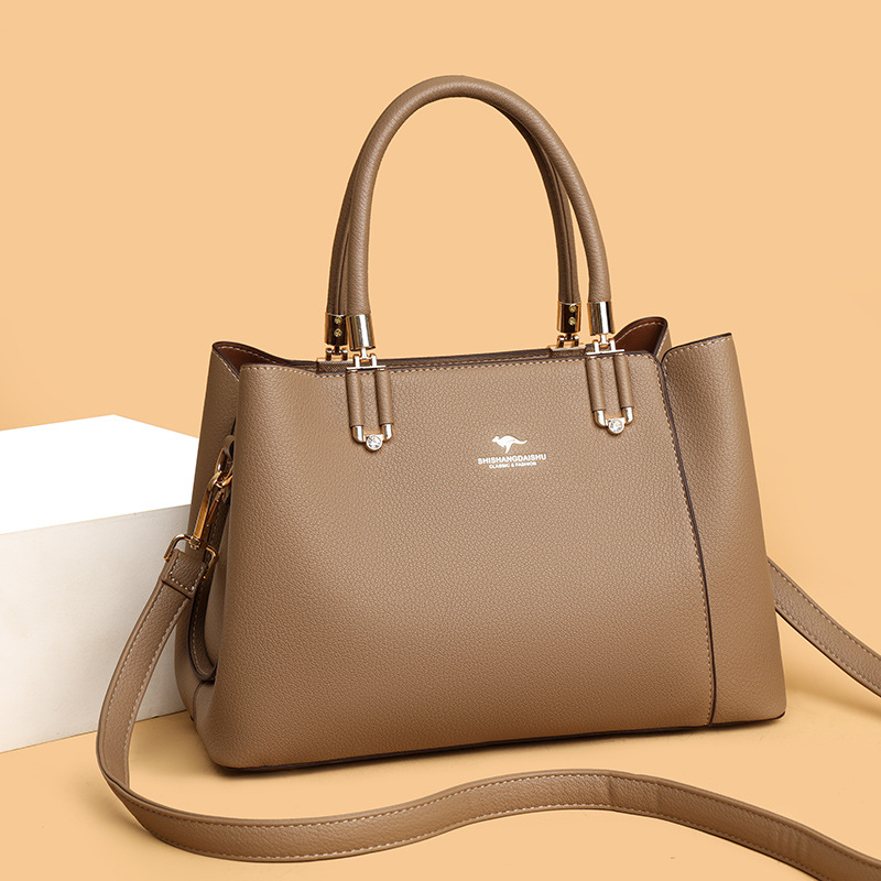 Kangaroo Women's Large Capacity Shoulder & Crossbody Handbag_voghion.com