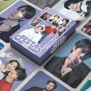 In Stock 55 Fat Bullet Cards 2025 Festa Card 12Th Anniversary Card Kim Taehyung and Jungkook
