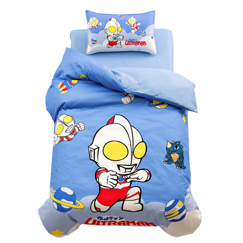 Altraman algodón jardín de infantes colcha de tres piezas set colcha de bebé siesta en el jardín de infantes ropa de cama