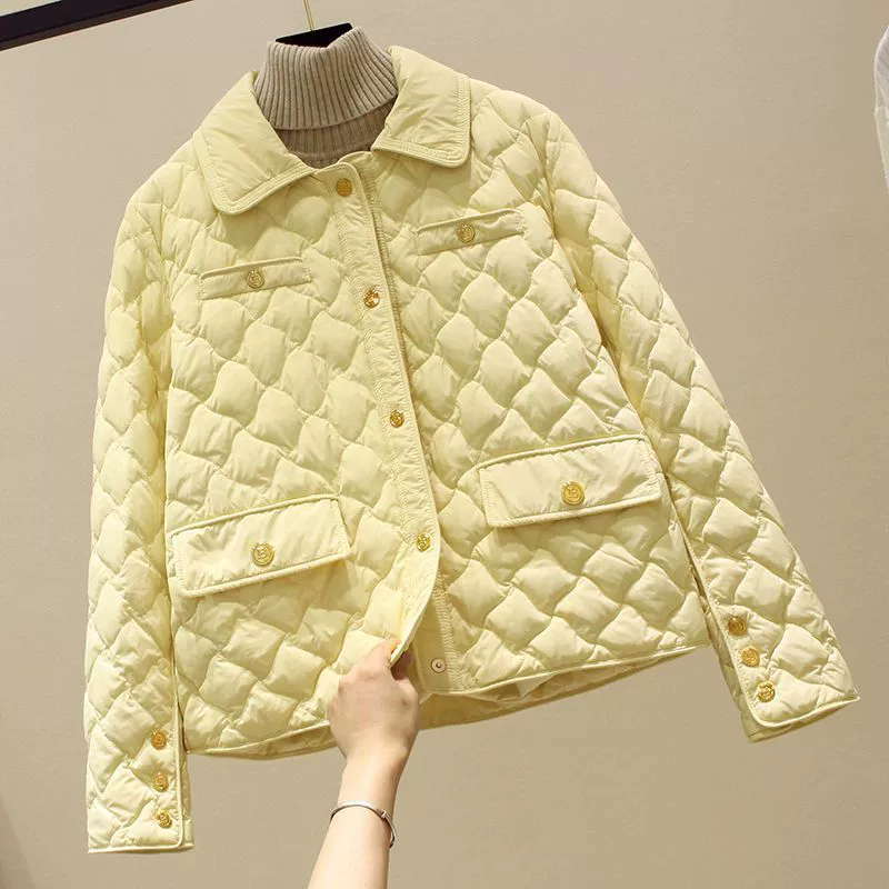 Демисезонная теплая куртка с пухом, стиль Chanel, плюс размер, для подростков