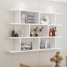 创意墙上置物架酒架壁挂墙架餐厅吊柜客厅墙体柜现代简约墙柜书J&