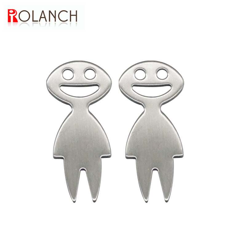Corn fork fruit fork 304 stainless steel salad fork cartoon-type smiley face fruit tool manufacturer in stock