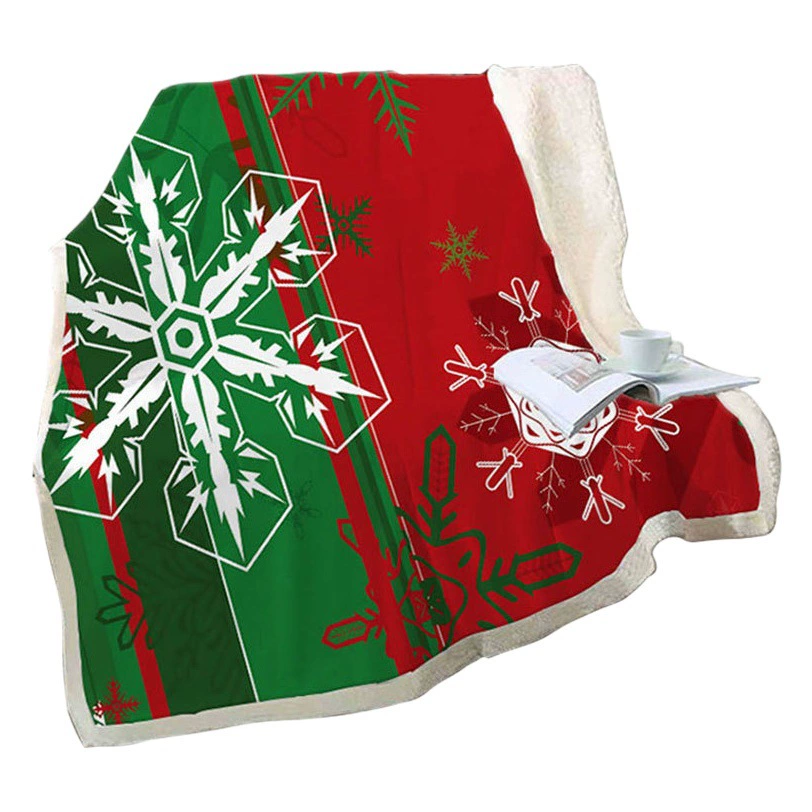 Рождественский Снеговик одеяло с лосем Новогоднее украшение утолщенное одеяло для дивана на флисовой подкладке одеяло для обеденного перерыва одеяло для фотосъемки фон одеяло