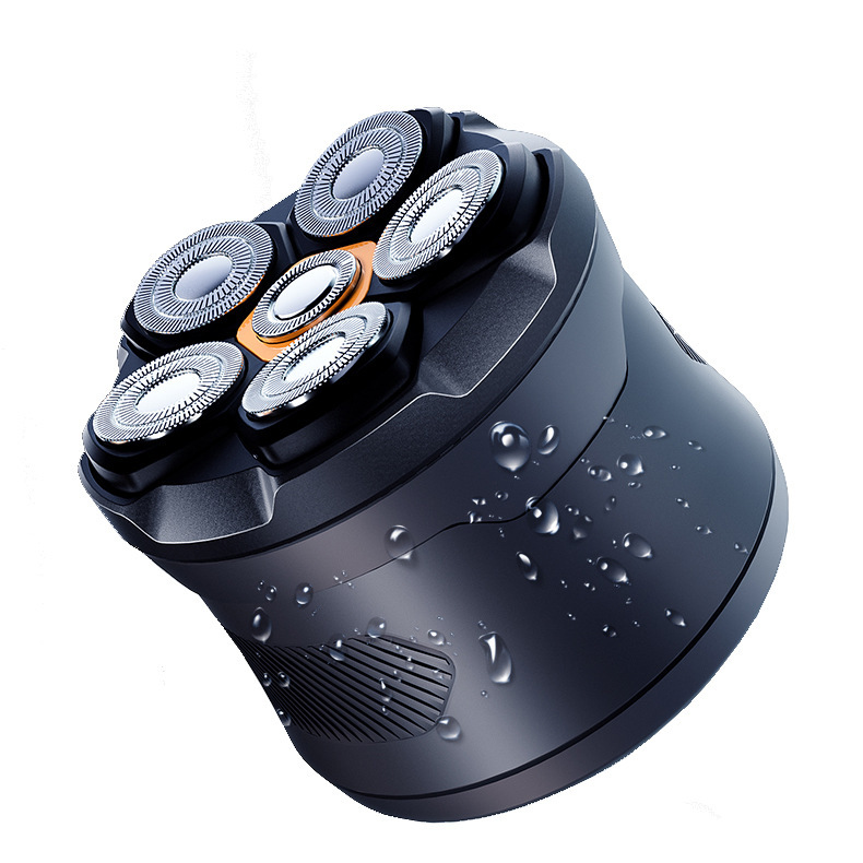 アマゾンIPX7級防水六刃髭剃りヘッドカットLEDデジタルリチウム電池|undefined