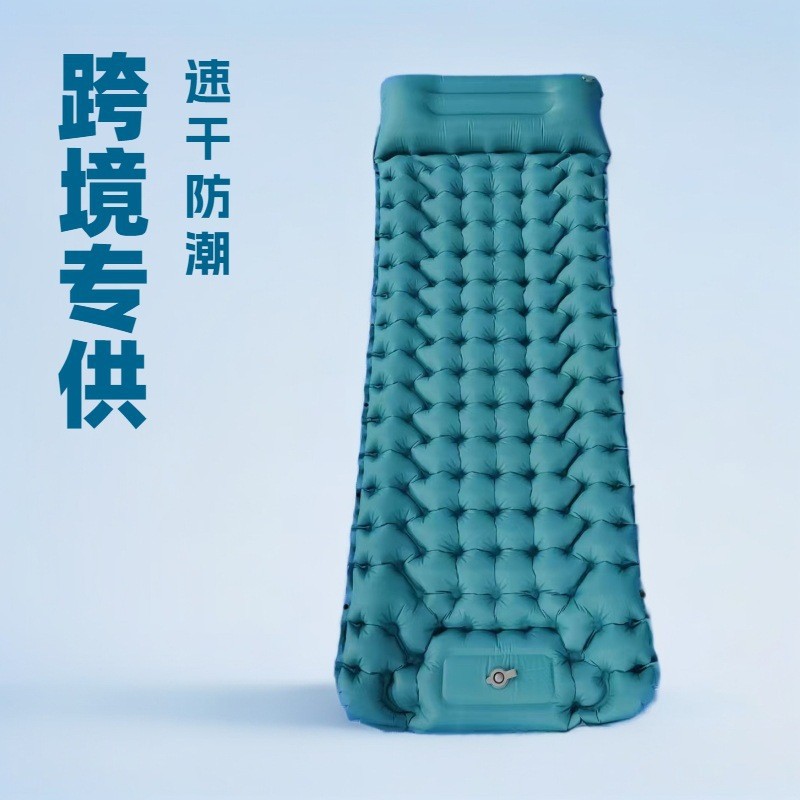 Ventas directas de fábrica nuevo pie cojín inflable ligero llevar a prueba de humedad camping inflable dormir Mat coche cama inflable al aire libre