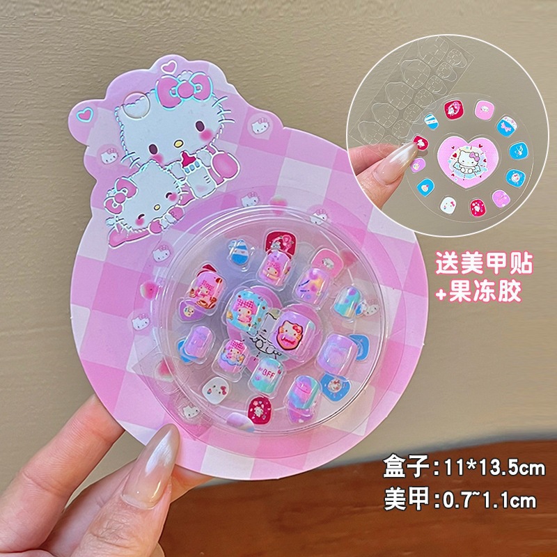 Niños parches de uñas super lindas chicas lindas usan pegatinas de dibujos animados de uñas seguras desmontables parches de uñas al por mayor image 116