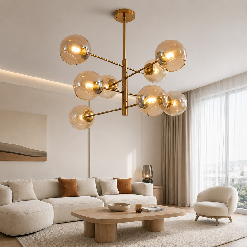 Nordic Living Room Chandelier Minimalist Designer Creative Oblique Glass Magic Bean Molecular Lamp Personalized Restaurant Bedroom Lamps Nordic Living Room Chandelier Minimalist Designer Creative Oblique Glass Magic Bean Molecular Lamp Personalized Restaurant Bedroom Lamps