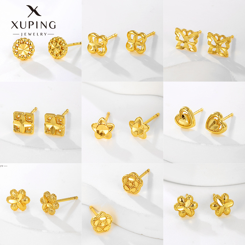 Xuping Jewelry Plated 24K Gold Alloy Gol...