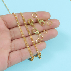 Amazon New Accessory Decor DIY Iron Chain Bracelet Necklace Making Tools with Lobster Claw Clasp Jump Ring Twister