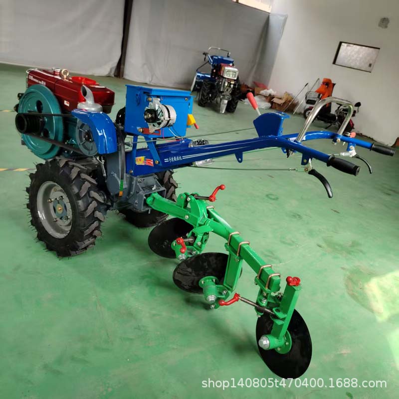 手扶拖拉机配套圆盘犁15马力农用手扶车出口手扶拖拉机配套农具