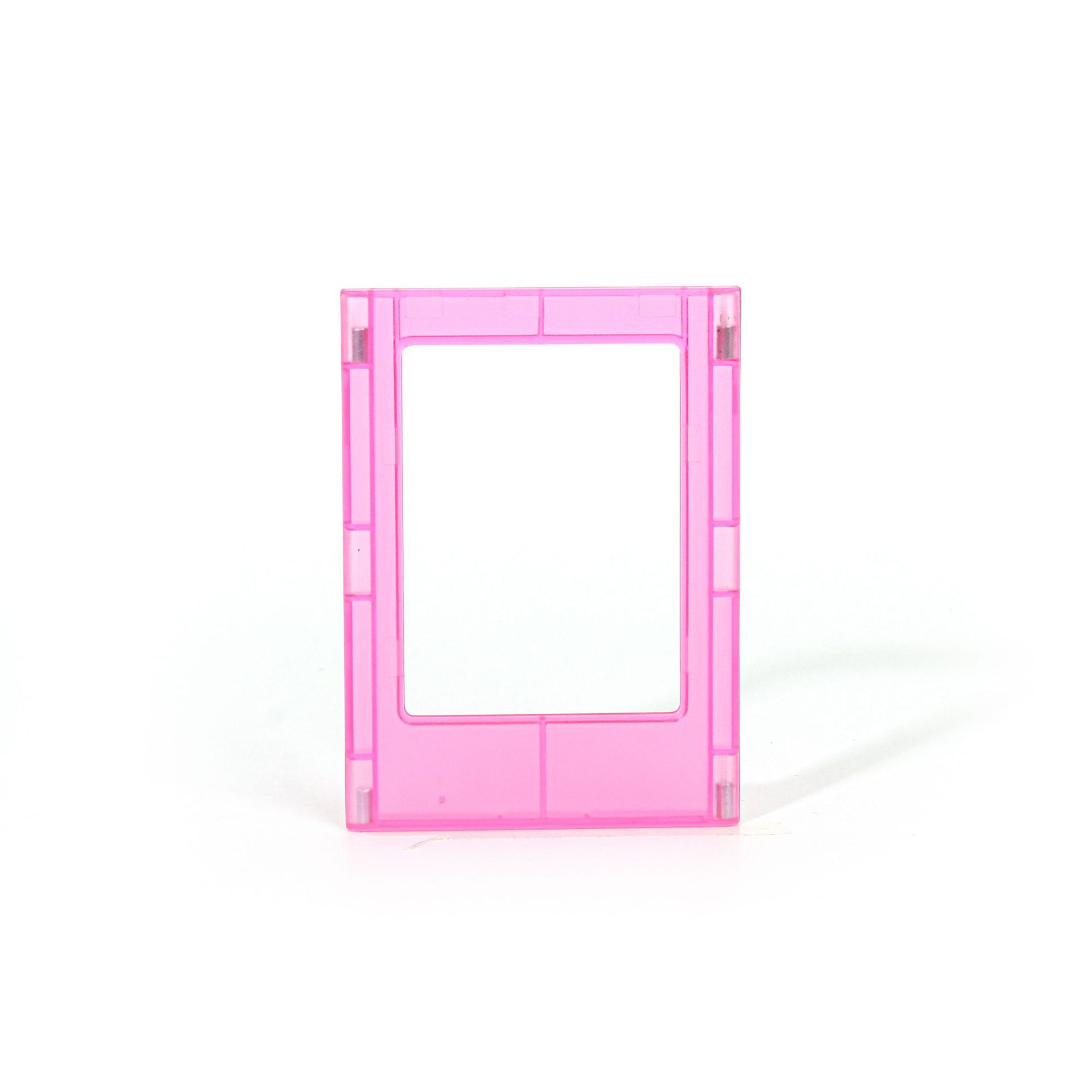 투명한 로즈 핑크