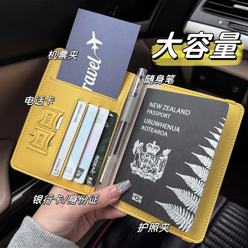 Reisepass-Organizer, multifunktional, Damen, All-in-One