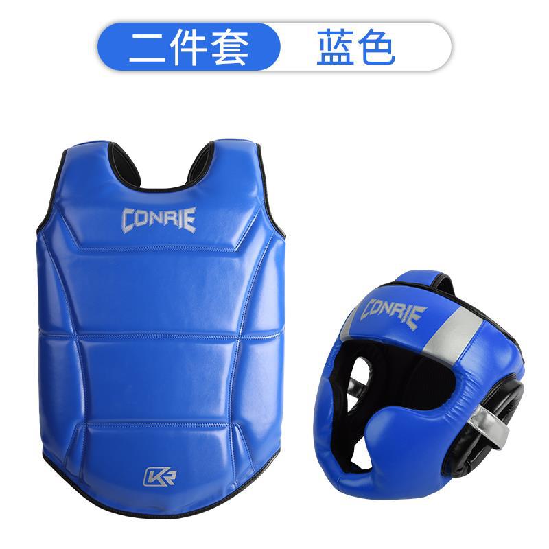 Kangrui nueva Sanda boxeo traje de equipo de protección boxeo para niños Muay Thai protector de la cabeza protector de la entrepierna protector de la pierna