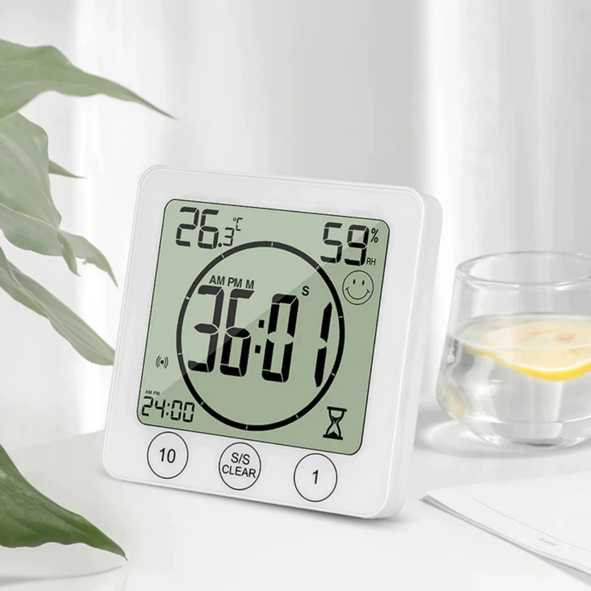 Новый гигрометр KT-9 цифровой Крытый Простой Модный гигрометр Измеритель температуры и влажности в ванной комнате