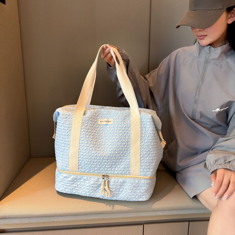 Nueva bolsa de viaje para mujer bolsa de lona de gran capacidad bolsa de espera bolsa de almacenamiento bolsa de deporte bolsa de fitness bolsa portátil de corta distancia