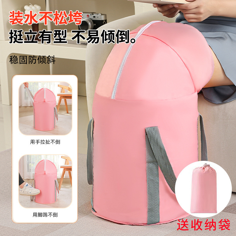 旅行用携帯型折り畳み式のバケツの深いバケツはすね寮の保温桶の家庭用のひざを越えて足袋を浸して卸売りします。|undefined