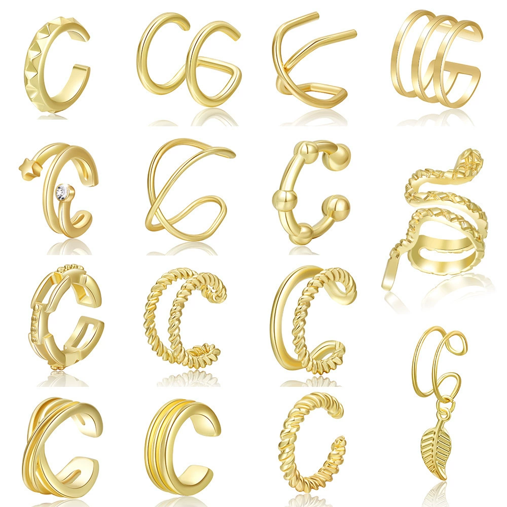 Creative adjustable earrings, European style, ear protection