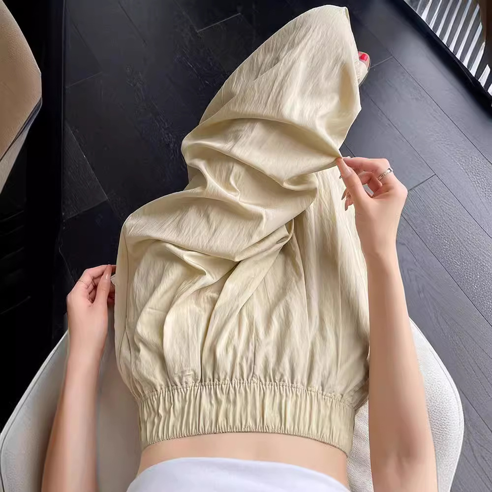 2026 Japanese-Style Lazy Style Textured Raspberry Pink Yamamoto Pants for Women, Sun Protection Pants, Slimming, Summer Drapey Wide-Leg Casual Pants