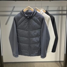 �ϼ�ͬ���������޷��м�����֯��ƴ��90��Ѽ�����ޱ�ů��ʿ����