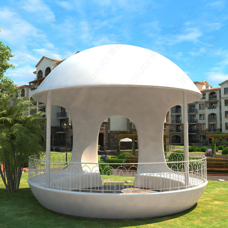 Fiberglass Creative Pavilion scenic spot viewing platform Park cartoon large eggshell House kindergarten entertainment Big House