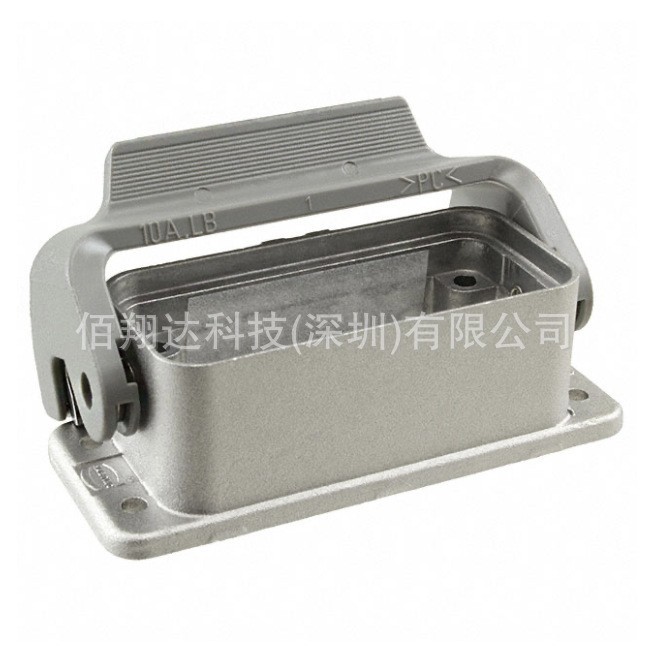 HARTING浩亭 09620150301 10A 单锁扣 不锈钢 不封底安装底座