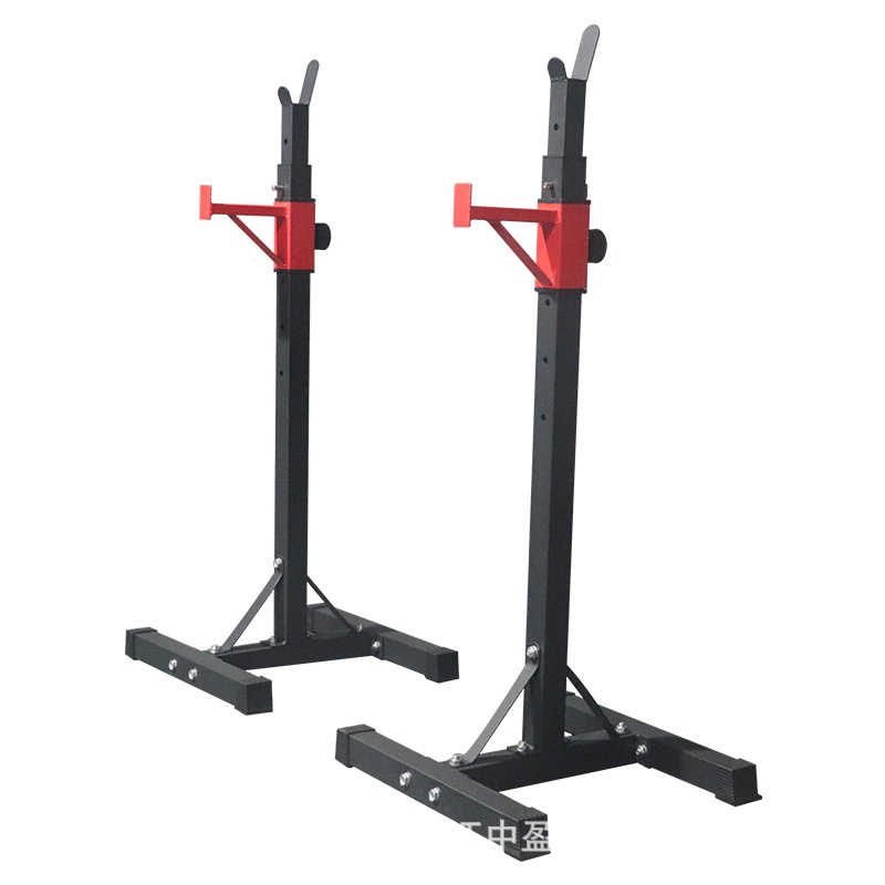 Barbell rack Squat rack Press de Banco equipo de fitness hogar hombres pórtico Banco push cama Barbell traje ajustable altura