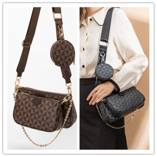 One-shoulder bag, bag strap, three-in-one, chain bag