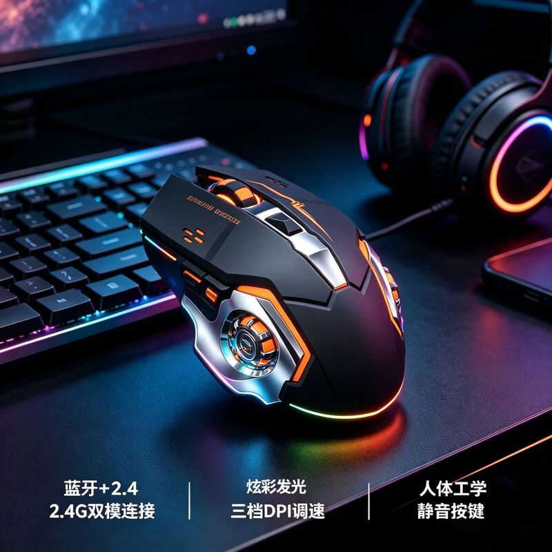 Factory Direct Sales of E-Sports Wireless Bluetooth Mouse, Windfire Wired Gaming and Office Dual-Mode Laptop Wholesale Factory Direct Sales of E-Sports Wireless Bluetooth Mouse, Windfire Wired Gaming and Office Dual-Mode Laptop Wholesale
