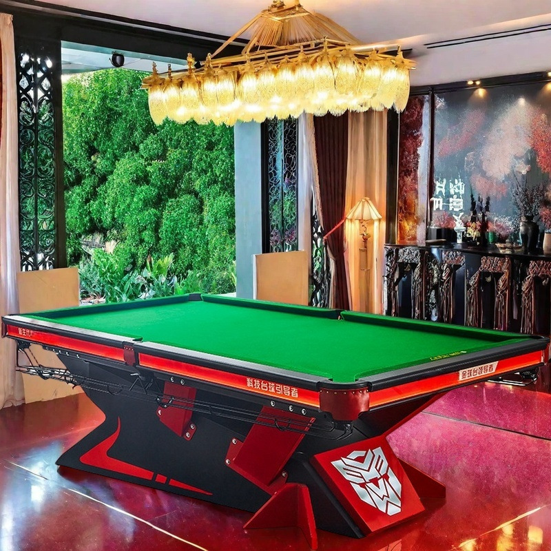 Xin Juego de mesa de billar estrella evento de billar sala comercial de billar mesa de billar de aleación de madera maciza sala de billar casera mesa de billar