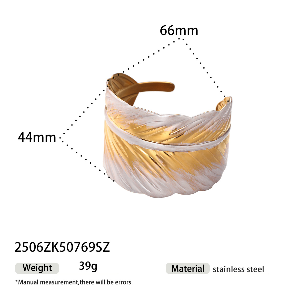 Tina Europa y América pulsera de acero inoxidable mujer alta sensación oro y plata flores de contraste de color titanio pulsera de acero joyería de venta caliente transfronteriza