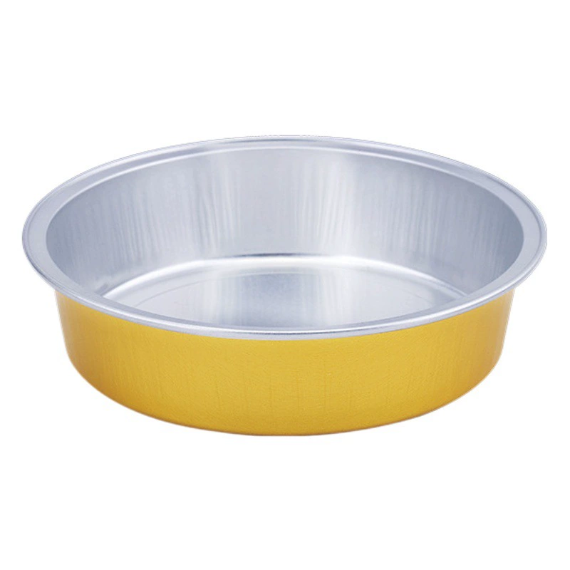 Круглая коробка из алюминиевой фольги баскский сырный торт коробка высокотемпературная мусс тесто Средний сыр олово бумажная коробка оптом